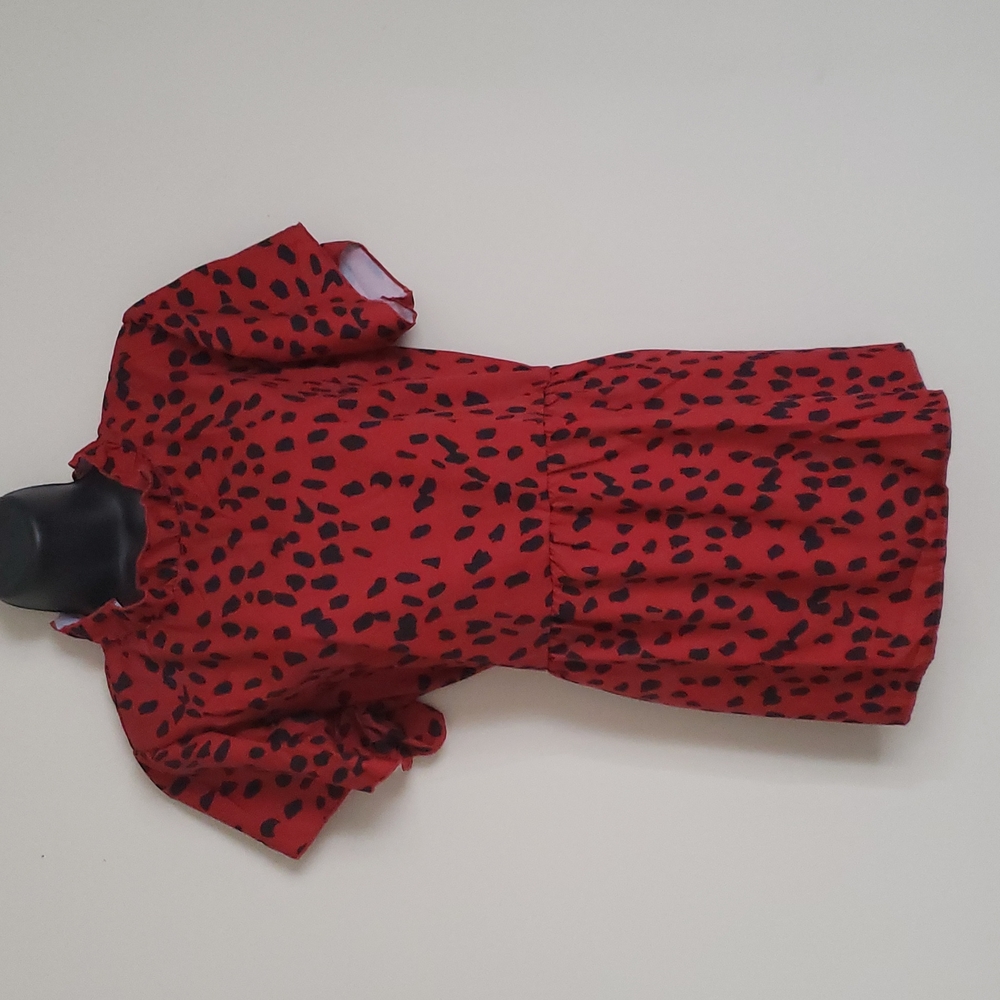 - Red/Black Blouse Size Medium